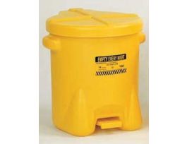 WASTE CAN POLY YELLOW 14GL