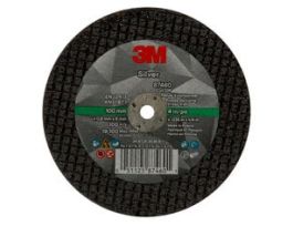 3M™ Silver Cut-Off Wheel, 87460, 60+, T1, 4 in x 0.035 in x 1/4 in, 50 ea/Case