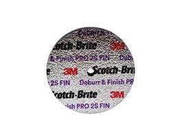 Scotch-Brite™ Deburr & Finish Pro Unitized Wheel, DP-UW, 2S Fine, 2 in x 1/2 in x 1/4 in, 30 ea/Case