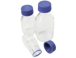 Sample Bottle, Glass, GL45 cap, Transparent; 1000 mL