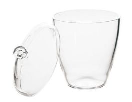 CRUCIBLE QUARTZ W/LID 100ML