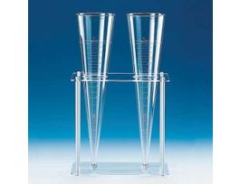 Rack for 2 1000 mL Imhoff Sedimentation Cones, PMMA; 1/EA