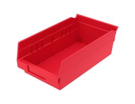 BIN SHELF BIN 11-5/8 X 6-5/8 X 4 RED