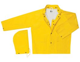 COMMODORE PVC/NON-WOVENPOLY/NYLON JACKET YELLOW