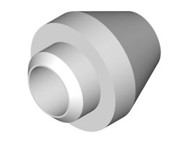 PTFE Cone (Ferrule) for Connector and Valve Caps, 3.0 mm; 4/pk