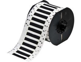B33 Series PermaSleeve High Temp PVDF Wire Marking Sleeves, 0.187" Dia x 2" W, Black