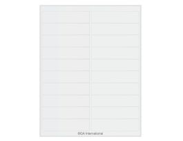 LABEL 4X1IN CRYO LASER SHEET WH 1PK