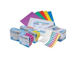 Label Dots, Laser Printer, 19 mm dia, White; 108 x 20 Sheets