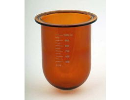 VESSEL 1000ML AMBER DISLTN
