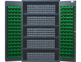 CABINET W/GRN BIN AND 240DRAWER STL 48IN