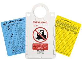 FORKLIFTAG Kit, (10) Holders, (10) Inserts