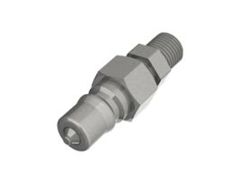 Filter Adapter, Justrite Centura quick disconnect, SS and PTFE; 1/ea