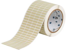 Matte Amber Polyimide Circuit Board Labels 0.25 in H x 0.75 in W Amber 10000/RL