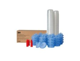 3M™ PPS™ Lid & Liner Kit, 16328, Micro (3 fl oz), 125 Micron Full Diameter Filter, 50 Lids & Liners per kit, 1 kit per case