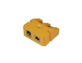 Panel-Mount Standard Connector, Type-K, Female, Rectangular, 1/Ea