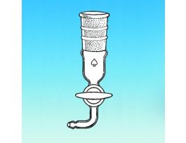 24/40 ADAPTER W/STOPCOCK