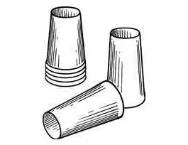 PTFE SLEEVE 19/38 PKG/6