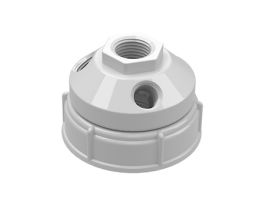 Solvent Waste Manifold, PP, 63 mm, 1x1/2" NPT, 3x1/4" NPT; 1/EA