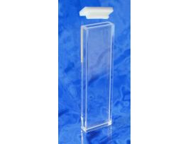 CUVETTE MACRO FLUOR OPTICAL GLASS 0.7 ML