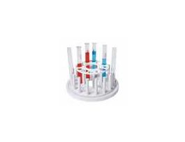 12 Place Round PP Rack for 19 or 25 mm Test Tubes; 1/Pk