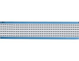 Numerical Wire Markers Permanent Adhesive Vinyl 0.75 in H Legend: 34, 1800 Total