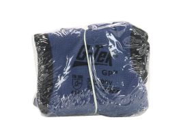 G-Tek GP, 13G Blue Nylon Shell, Black Nitrile MicroSurface