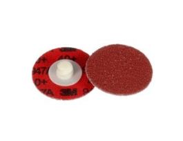 3M™ Cubitron™ II Roloc™ Durable Edge Disc 947A, 40+, X-weight, TR, Maroon, 1-1/2 in, Die R150S, 50/Carton, 200 ea/Case