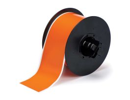 B30 Series Low-Halide Polyester Labels 2.25 in W x 100 ft L Orange