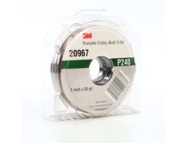 3M™ Portable Utility Cloth Roll 314D, P240 J-weight, 1 in x 20 yd, 5 ea/Case