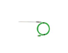 Type-R, Std-Probe SS Handle, Mini-Connector, 12" L, .125 Dia, U, 3ft PVC Cable