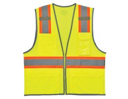 8246Z Type R Class 2 Two-Tone Mesh Vest w/ Reflective