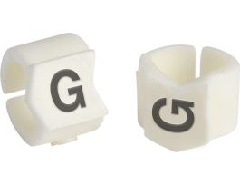 ClipSleeve Wire Markers Size 23 Nylon 8 AWG - 4 AWG, G Pack of 50 Pieces