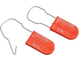 Padlock Plastic Seals, Orange