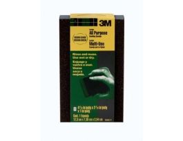 3M™ General Purpose Sanding Sponge DSMC-ESF-10, 2 7/8 in x 4 7/8 in x 1 in, Dual Grit, Medium/Coarse, 10 ea/cs