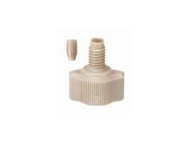 Fingertight Two-Piece, Double-Wing, Natural PEEK, 1/16" OD Tubing, 10-32 Coned; 1/EA