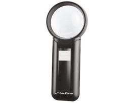 Illuminated Magnifier, 1.75" Dia., 4X; 1/Ea