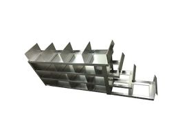 Upright Freezer Sliding Tray Eco-Racks for Standard 3" Boxes, 4 x 4 Array