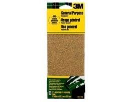 3M™ General Purpose Sanding Sheets 9017NA-CC, 3 2/3 in x 9 in, Coarse, 6/pk, 20 pks/cs