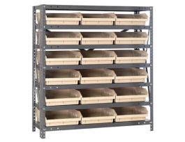 12INX36INX39IN 18 IVORY BINS 4IN BIN