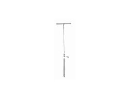 Soil sampler extension rod, 26" long
