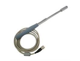 Airflow Measurement Probe for Velocity and Temperature; Unidirectional, High Velocity