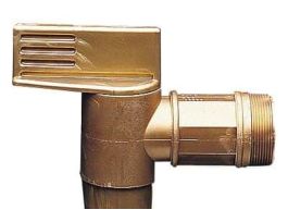 Low-density polyethylene faucet, 2" NPT(M)