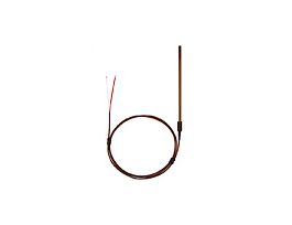 Type J Economic Hollow Thermocouple Probe 6" L, 36" E x t 30 Awg .062 Dia, Ungrounded Junction