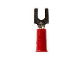 3M™ Scotchlok™ Block Fork, Vinyl Insulated Butted Seam MVU18-6FBK, Stud Size 6, suitable for use in a terminal block, 1000/Case