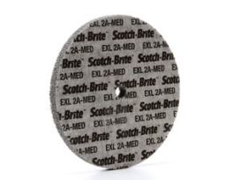 Scotch-Brite™ EXL Unitized Wheel, XL-UW, 2A Medium, 6 in x 1/2 in x 1/2 in, SPR21376A, 4 ea/Case, Custom