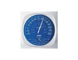 Large-Dial Thermohygrometer, 25 to 80% RH/, -22 to 122F