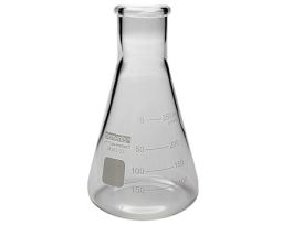 Plus Glass Erlenmeyer Flask, 250 mL, 8/pk