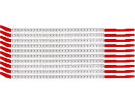 ClipSleeve Wire Markers Size 10 Nylon 16 AWG - 14 AWG, 3 Pack of 300 Each