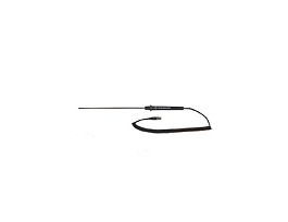 General Purpose RTD Probe, 100 Ohm, 5-ft Coil Cable; 10" L