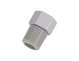 Port Plug, 1/8" NPT(M), Polypropylene; 10/pk